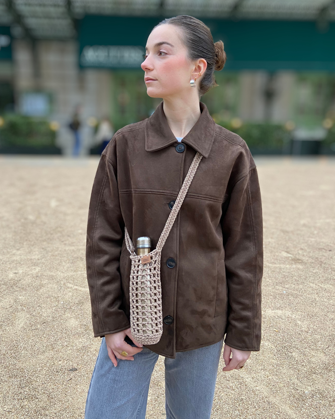 Naïda I Porte-Gourde Crocheté à la Main