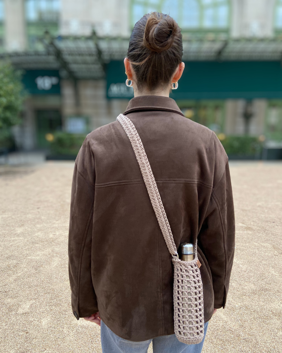 Naïda I Porte-Gourde Crocheté à la Main